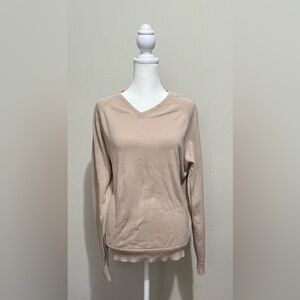 Banana Republic Women's Long Sleeve Beige Top